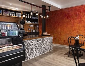 On-site coffee shop, perfect for coworking at Montrose At Beverly Hills.