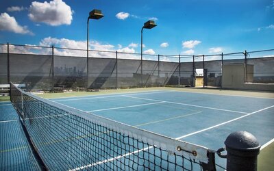 Tennis court at Montrose At Beverly Hills.