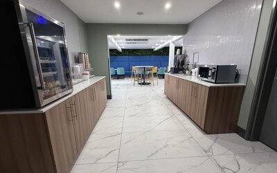 Breakfast available at Clarion Pointe.