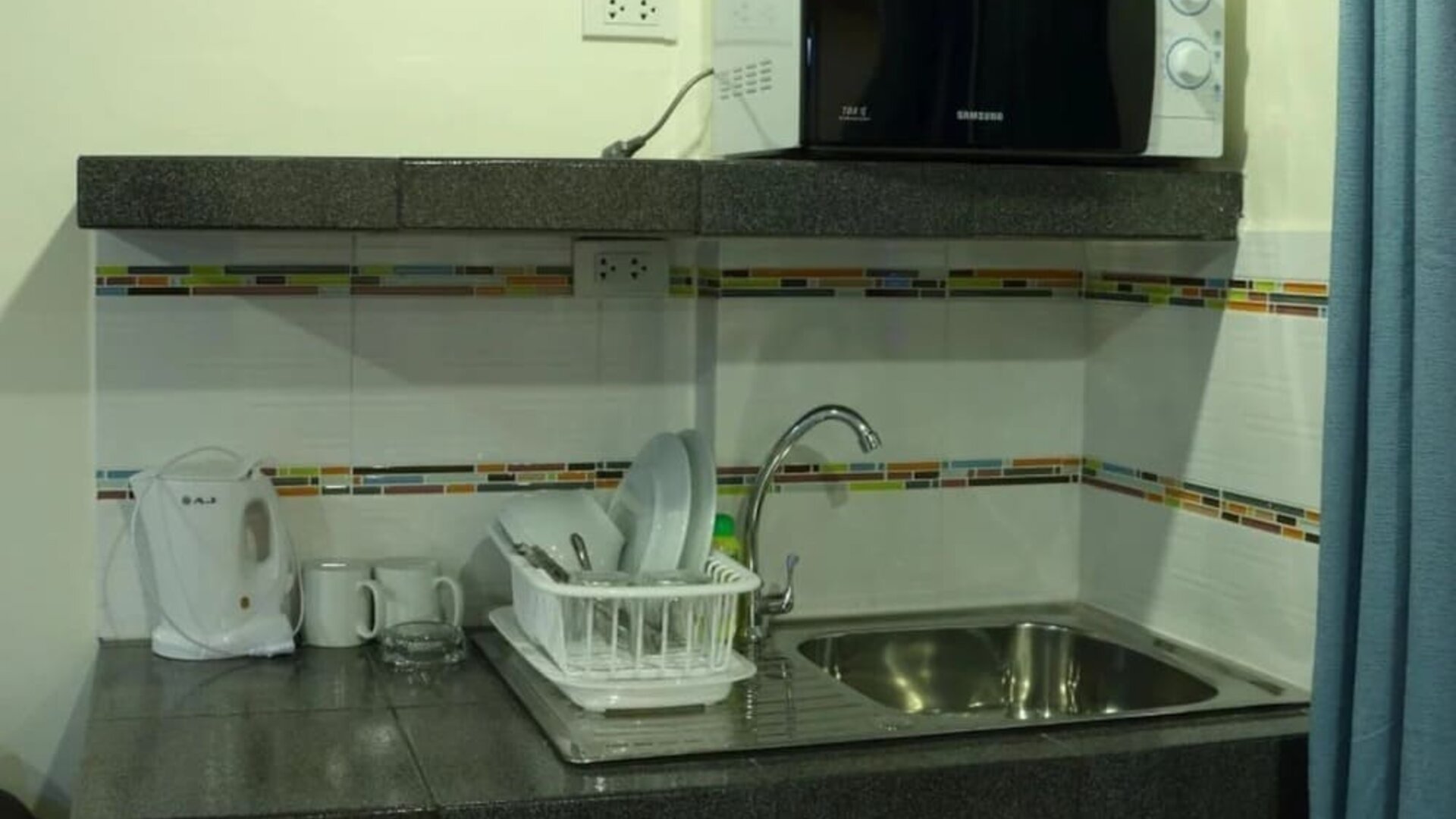 Kitchen at Walking Street Guest House.