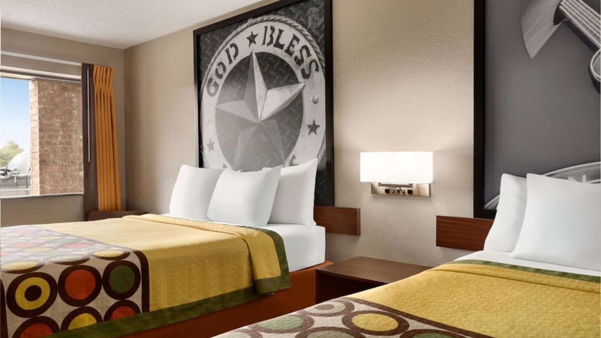 Day use room at Super 8 By Wyndham Universal City.