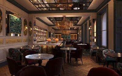 Hotel bar at Dover Marina Hotel & Spa, Tapestry Collection By Hilton.