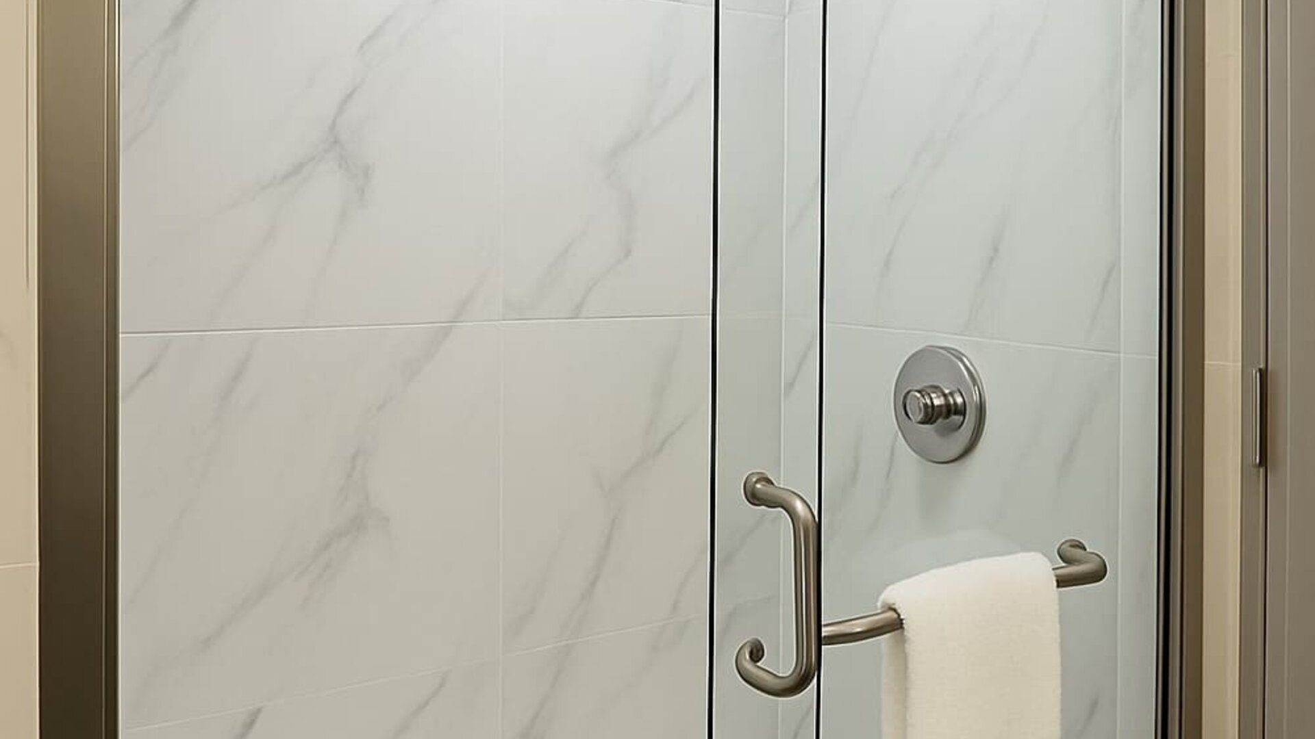 Guest bathroom at LIV Hotel Bronx.