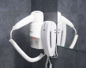 Guest bathroom at Breeze Boutique Athens.