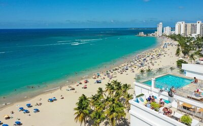 Beach access at Aire De O:live.