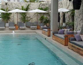 Outdoor pool at Aire De O:live.