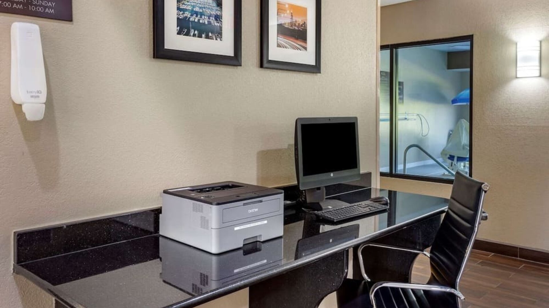 Business center at Comfort Inn & Suites North Aurora - Naperville.