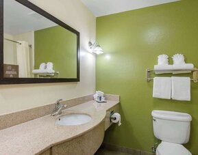 Guest bathroom at Sleep Inn & Suites Port Charlotte - Punta Gorda.