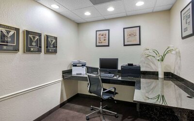 Business center at Sleep Inn & Suites Port Charlotte - Punta Gorda.