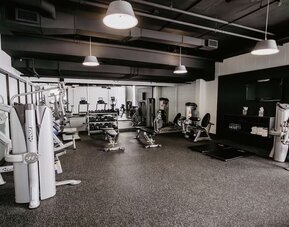 Gym at DoubleTree By Hilton Montreal.