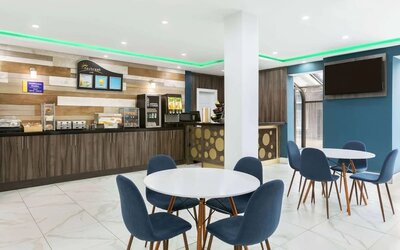 Dining area at Days Inn By Wyndham Saint John New Brunswick.