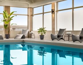 Indoor pool at Crowne Plaza Saint John Harbour View By IHG.