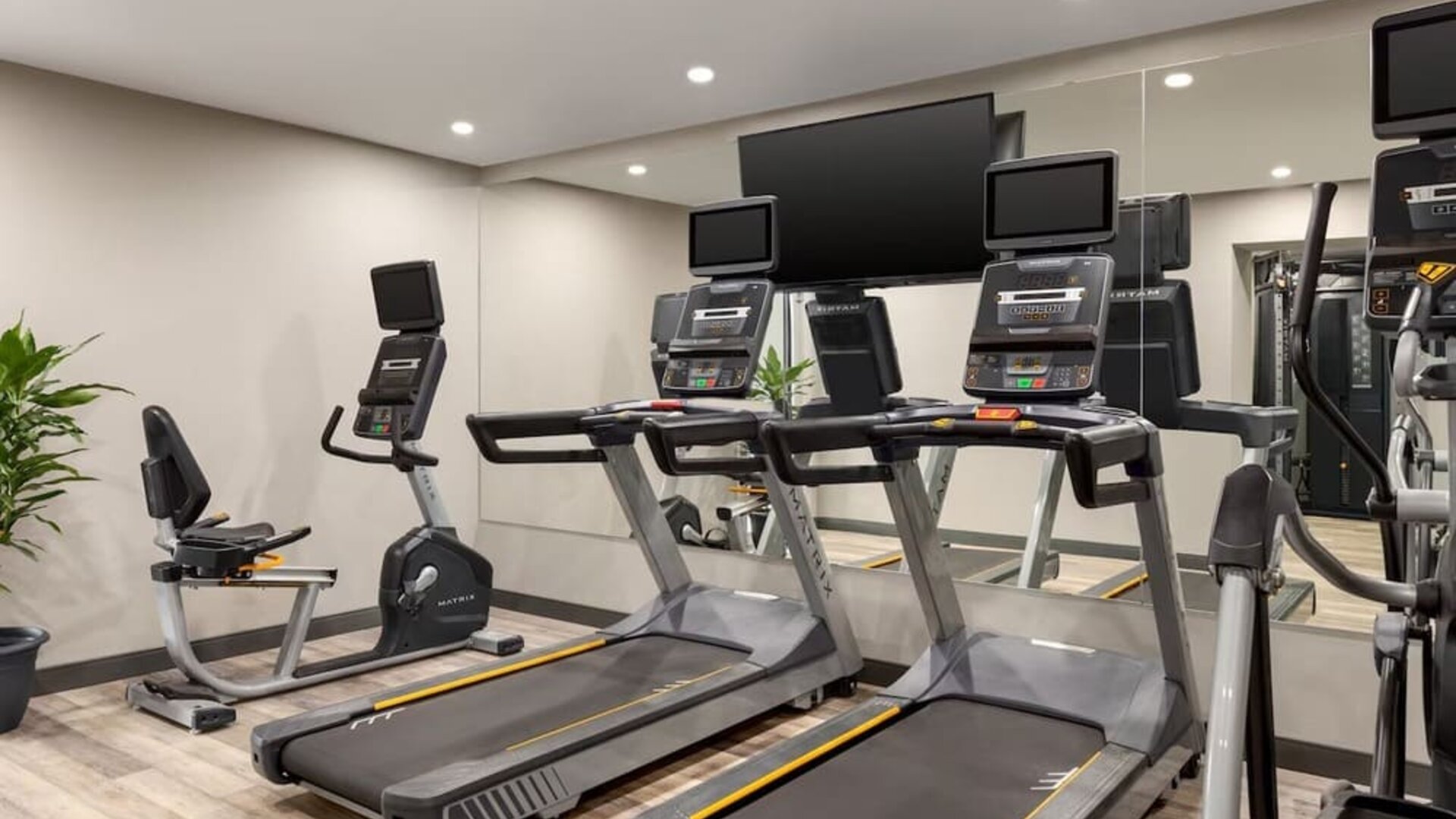 Fitness center at Crowne Plaza Saint John Harbour View By IHG.