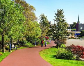 Walkable streets at Crowne Plaza Saint John Harbour View By IHG.