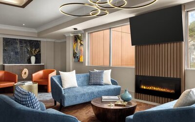 Lobby seating at Crowne Plaza Saint John Harbour View By IHG.