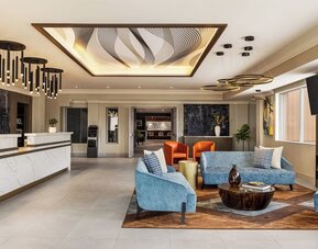 Lobby seating at Crowne Plaza Saint John Harbour View By IHG.