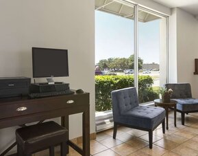 Business center at Days Inn By Wyndham London.