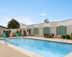 Outdoor pool at Days Inn By Wyndham London.