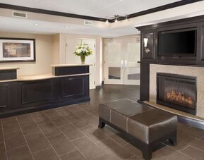Lobby area at Days Inn By Wyndham Brantford.