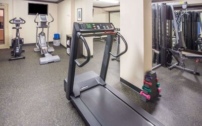 Gym at Wyndham Garden Schaumburg Chicago Northwest.