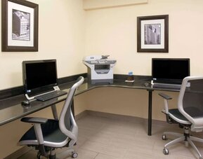 Business center at Wyndham Garden Schaumburg Chicago Northwest.