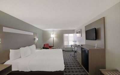Day use room at Quality Inn & Suites Irving DFW Airport South.
