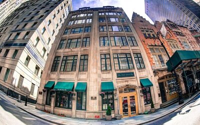 Hotel exterior at The Wall Street Inn.