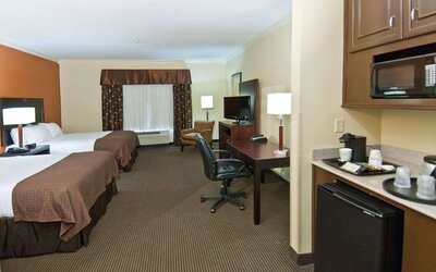 Day use room at Wyndham Lake Charles.