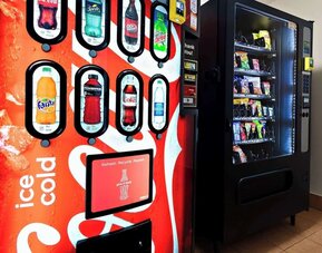 Vending machine at Quality Inn Memphis Northeast Near I-40.