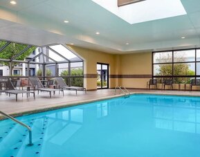 Indoor pool at Courtyard By Marriott Columbus Worthington.