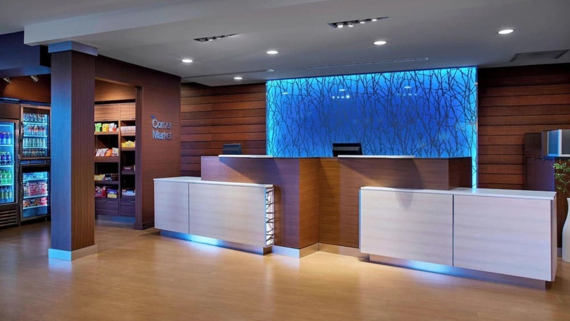 Reception desk at Fairfield Inn & Suites By Marriott Alexandria.