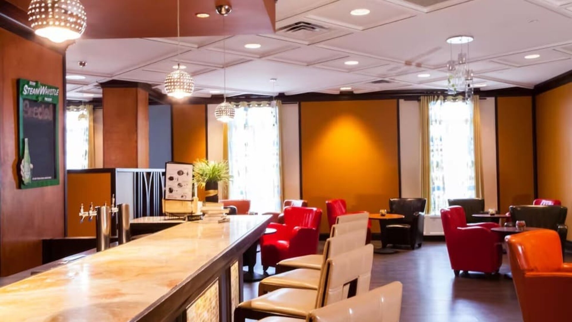 Hotel bar at Best Western Premier Toronto Airport Carlingview.