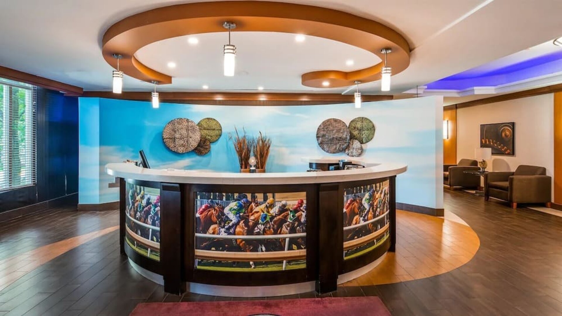 Reception desk at Best Western Premier Toronto Airport Carlingview.