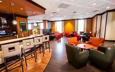 Hotel bar at Best Western Premier Toronto Airport Carlingview.