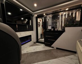 Reception desk at THE VINE HOTEL BRONX.