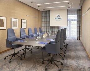 Meeting room at Hilton Dusseldorf.