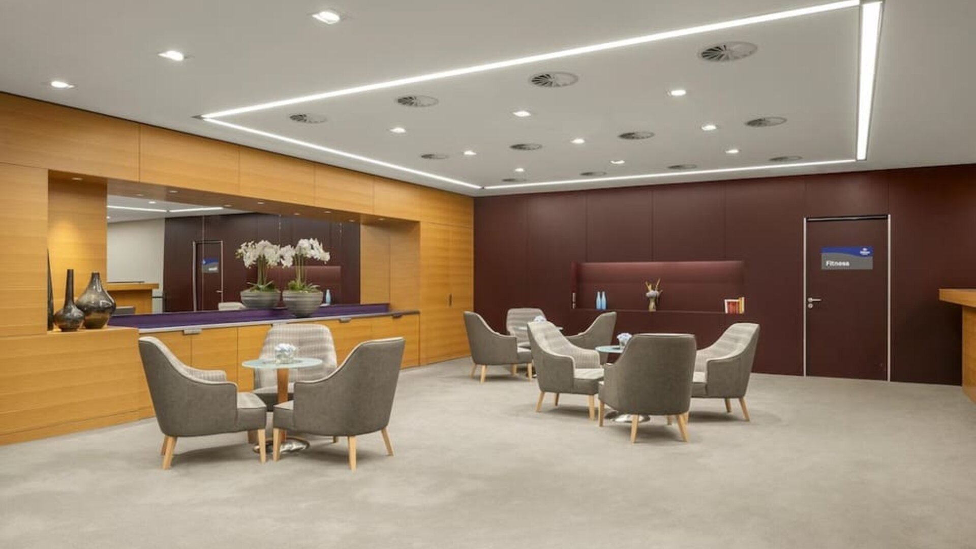 Meeting room at Hilton Dusseldorf.