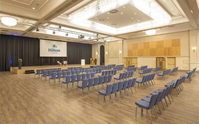 Meeting room at Hilton Dusseldorf.