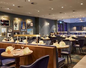 Dining room at Hilton Dusseldorf.