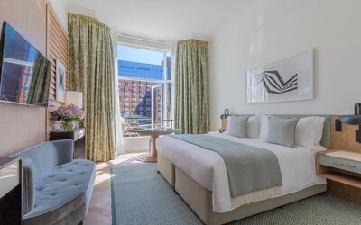 Day use room at Conrad Dublin.