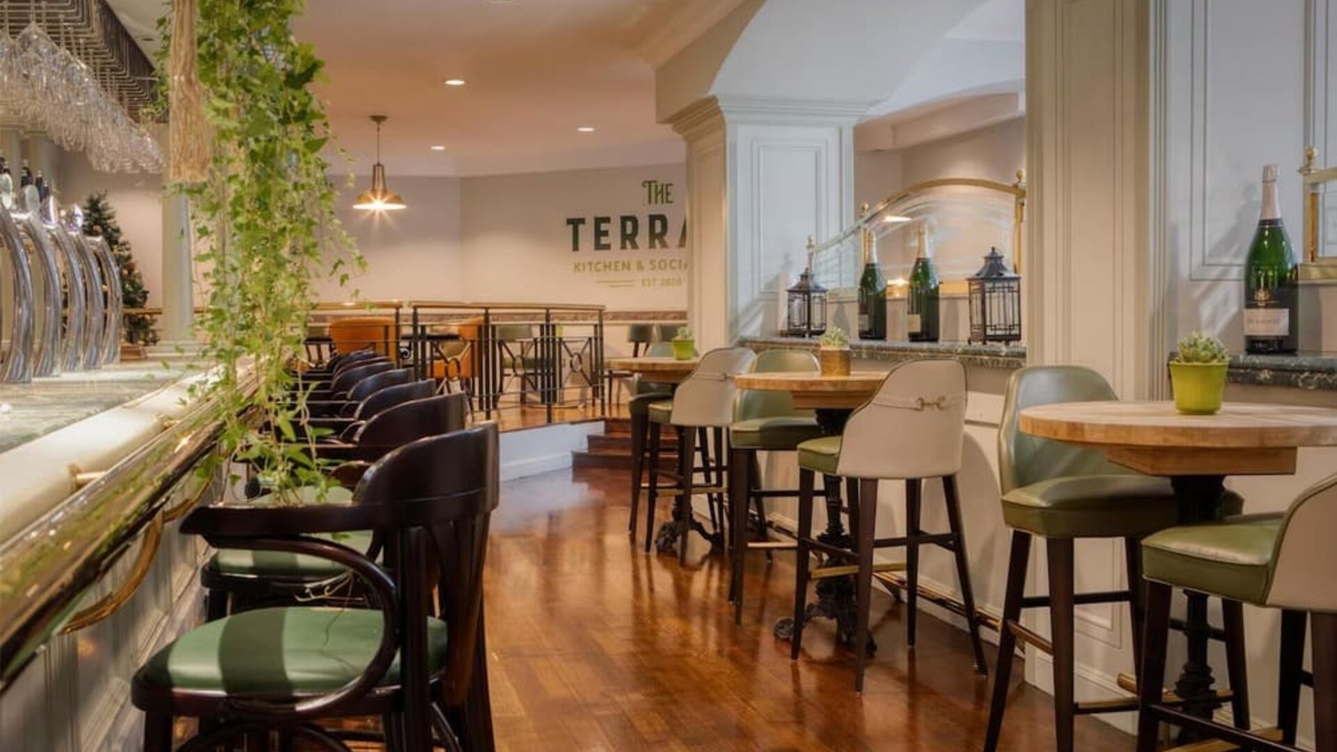 Hotel bar at Conrad Dublin.