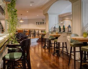 Hotel bar at Conrad Dublin.