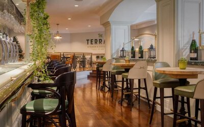 Hotel bar at Conrad Dublin.