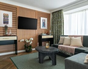 Lounge area at Conrad Dublin.