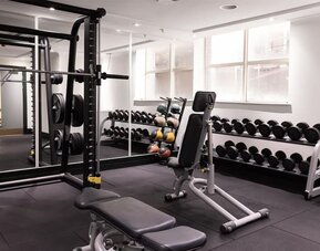 Fitness center at Conrad Dublin.
