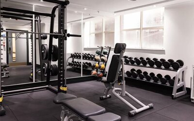 Fitness center at Conrad Dublin.