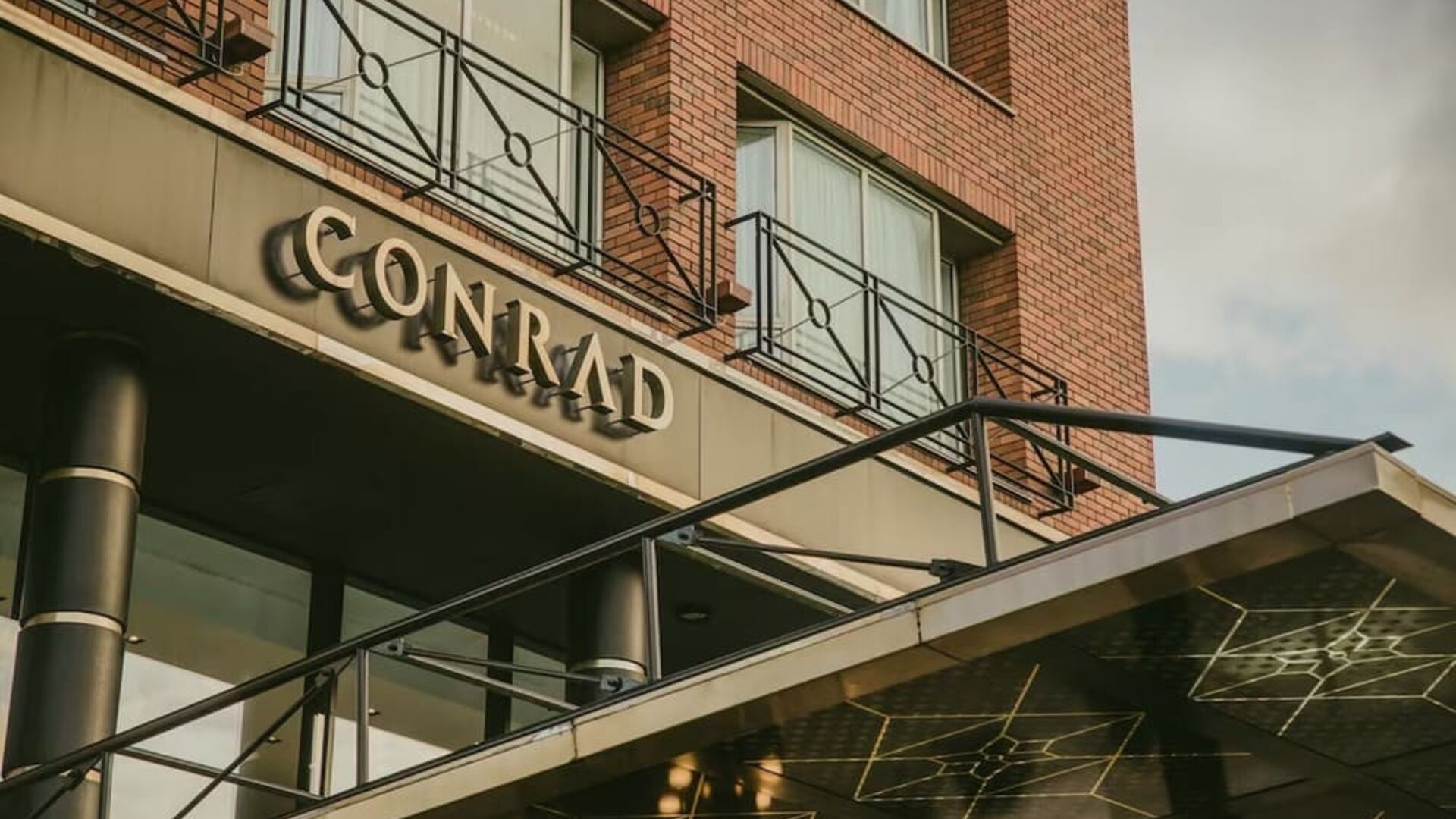 Hotel exterior at Conrad Dublin.