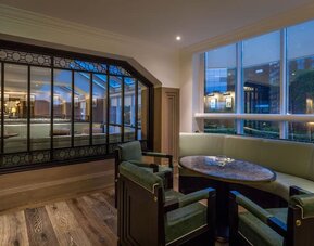 Lounge area at Conrad Dublin.