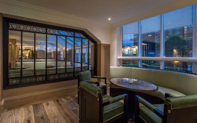 Lounge area at Conrad Dublin.