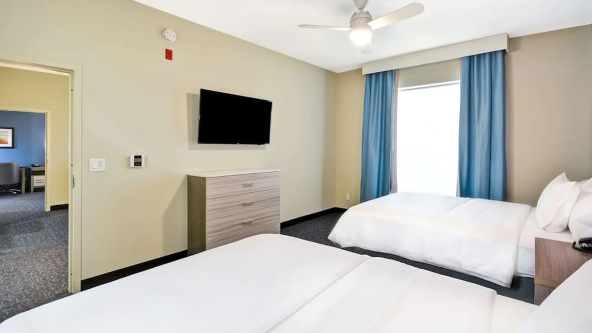 Day use room at Homewood Suites By Hilton Orlando Theme Parks.